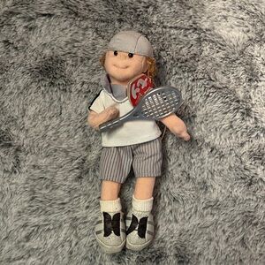 🐶3/20$ Ty boppers Ace Anthony tennis 8 inch Read